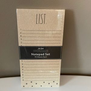 Rae Dunn - LIST - notepads